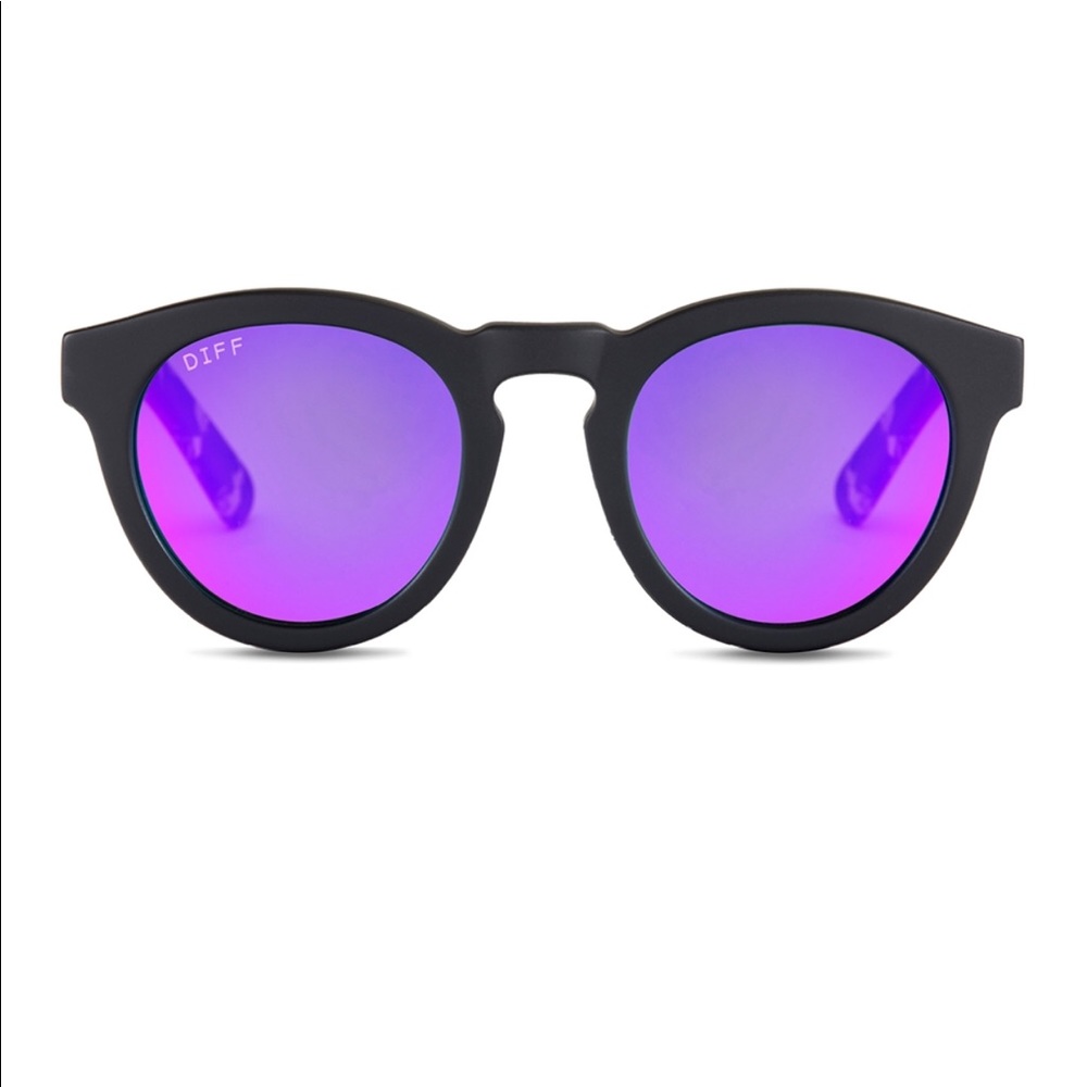Diff Eyeware - Dime II matte black and purple